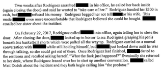 Illustration for article titled Former Assistant Says Rich Rodriguez Grabbed His Penis In Front Of Her, Was Nicknamed "The Predator"